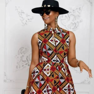 afua african print hi low top [multicolor]